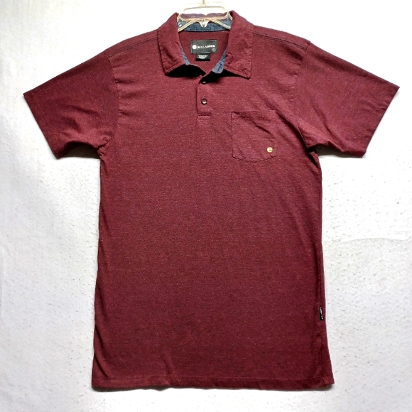 Billabong Short Sleeve Polo Shirt Men's Sz L - Picture 1 of 7